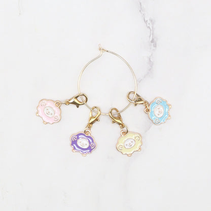 Skein Sisters Enamel Stitch Markers - Various Styles – Woolly Sheep