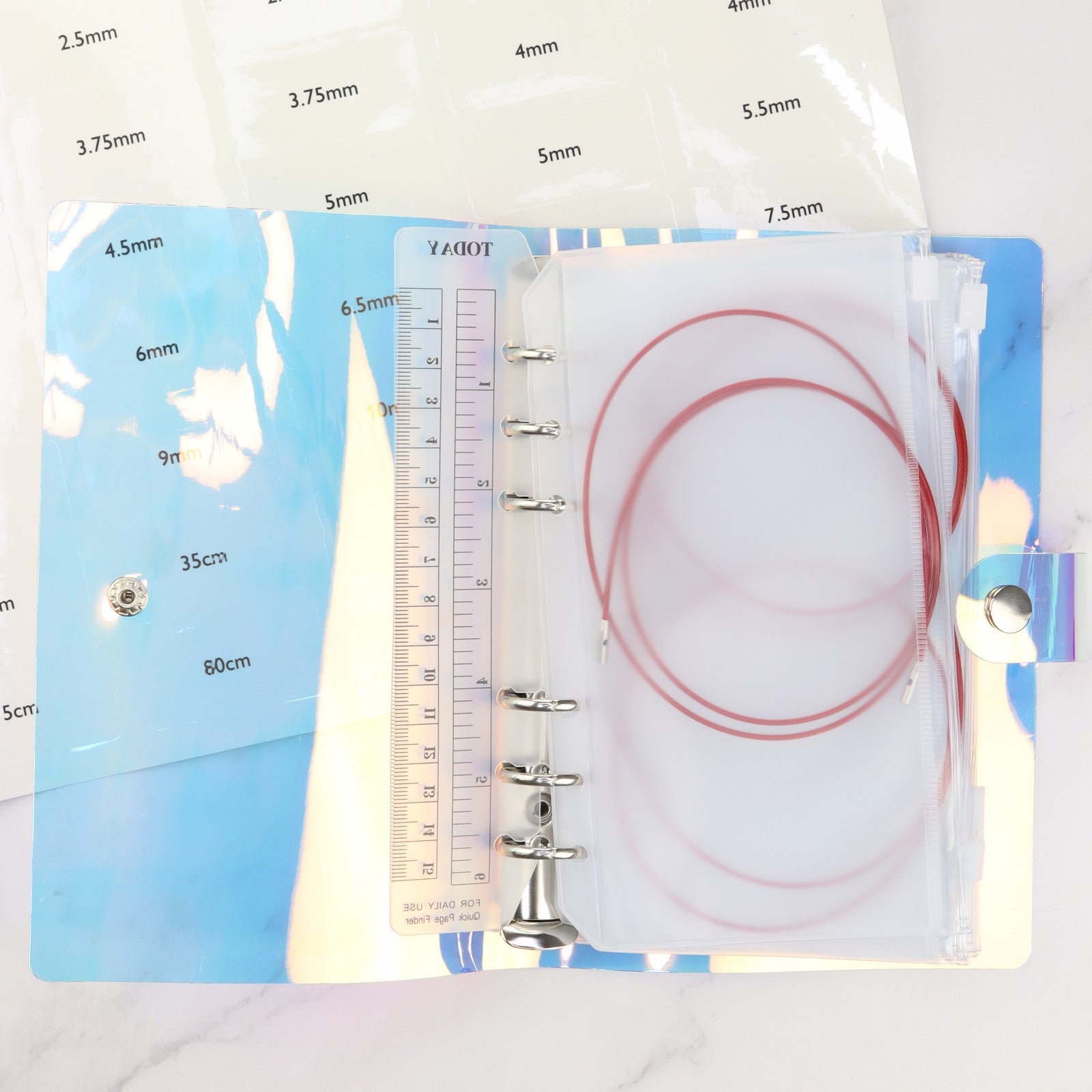 Skein Sisters Gleam Needle Case – view 5