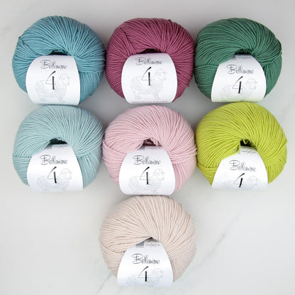 Helix Cowl kit in Bellissimo 4, colourway Bellissimo 03 Champagne