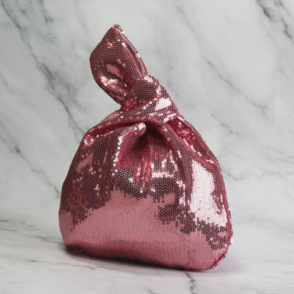 Skein Sisters Knot Project Bag Sequinned – Pink