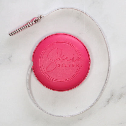 Skein Sisters Logo Tape Measure – Pink