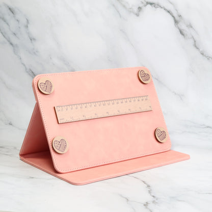 Skein Sisters Magnetic Pattern/Chart Holder – Pink