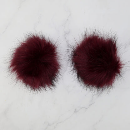 Skein Sisters Pom Poms – Burgundy