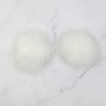 Skein Sisters Pom Poms – White