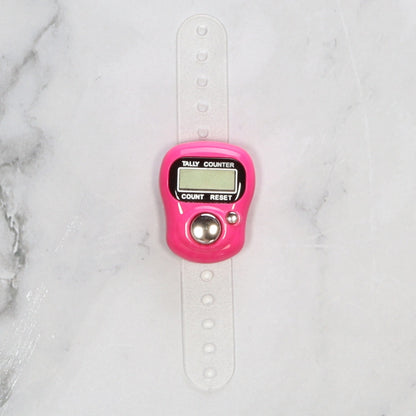Skein Sisters Digital Row Counter – Hot Pink