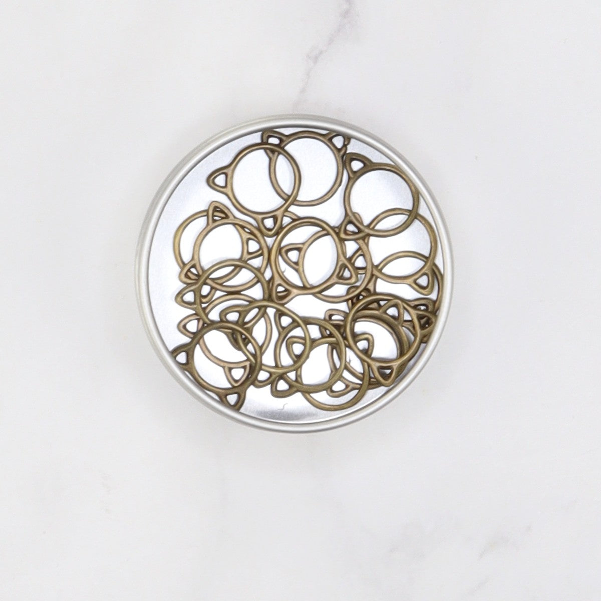 Skein Sisters Cat Ears Stitch Markers – Bronze