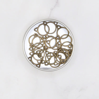 Skein Sisters Cat Ears Stitch Markers – Bronze