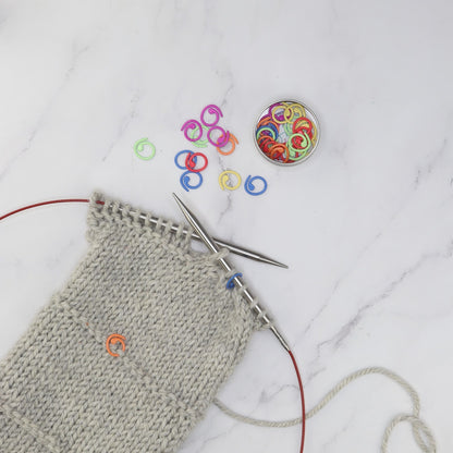 Skein Sisters Split Ring Stitch Markers – view 3