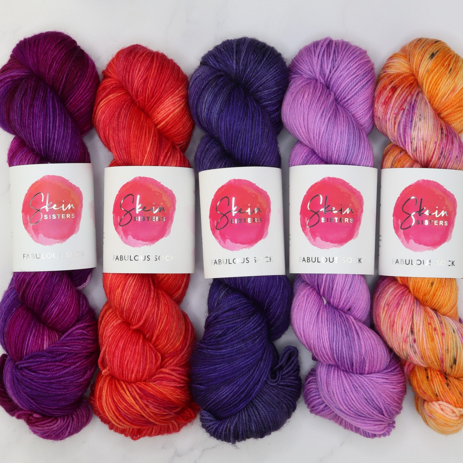 Aurora Cabin Triangle kit in Fabulous Sock, colourway Scott's Pink