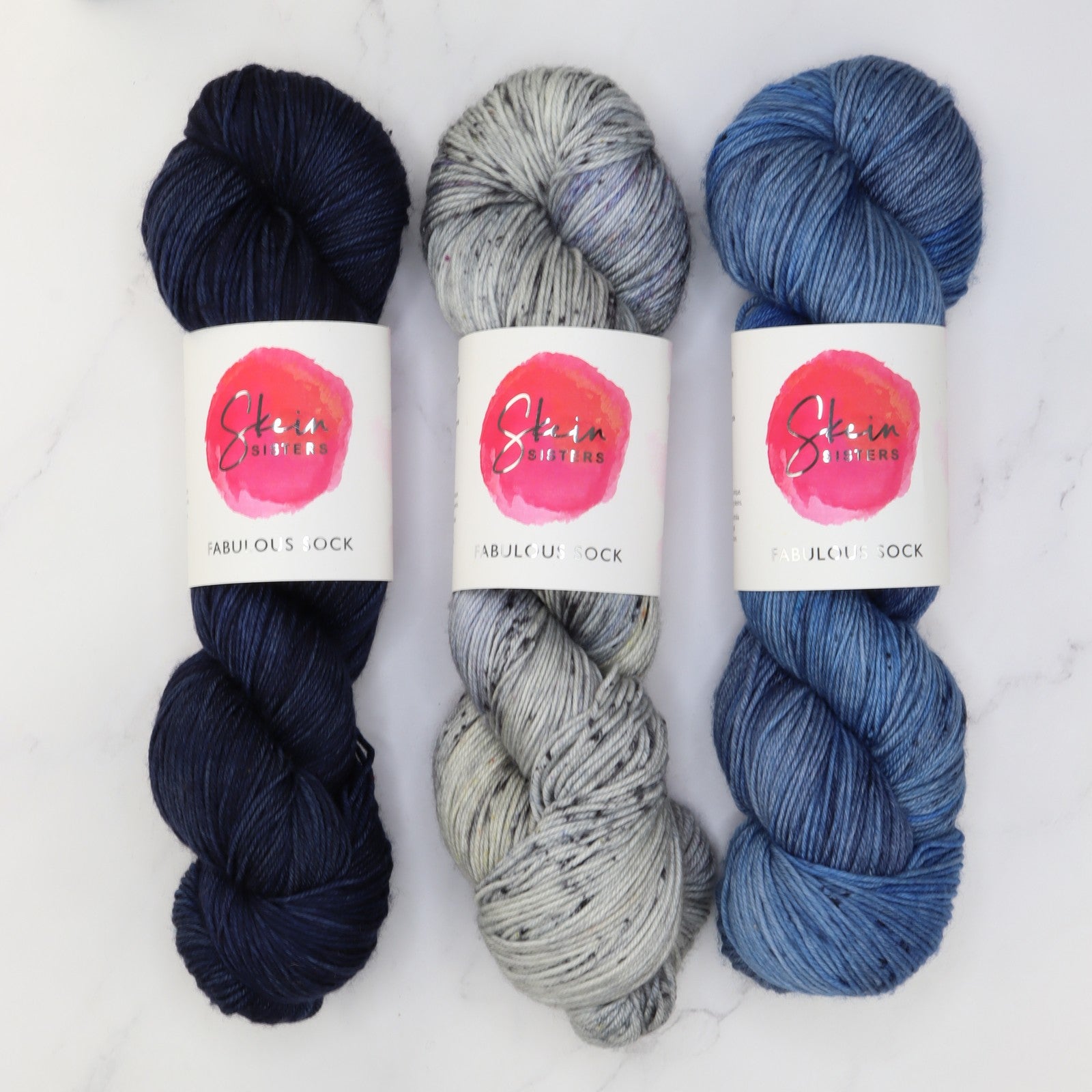 Fiber Fest Yarn kit in Fabulous Sock, colourway Hollow Sky