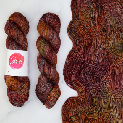 Skein Sisters Fabulous Sock in colourway Antique Shop – 4ply weight merino, nylon yarn