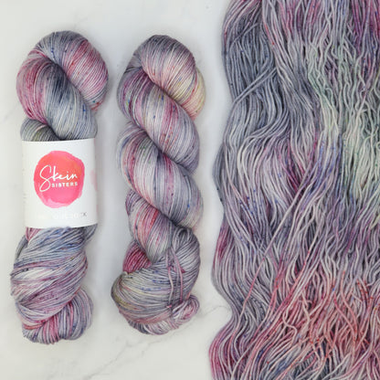 Skein Sisters Fabulous Sock in colourway Cloud Cover – 4ply weight merino, nylon yarn