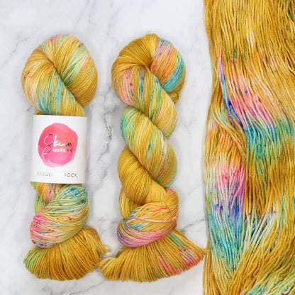 Skein Sisters Fabulous Sock – 4ply weight merino, nylon yarn – view 2