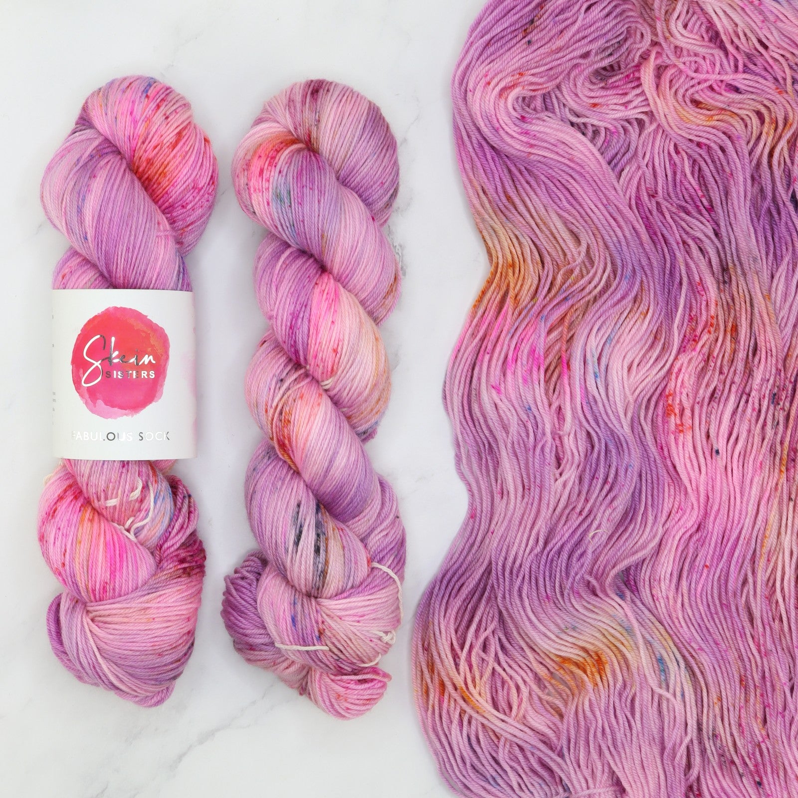 Skein Sisters Fabulous Sock in colourway Magic Land – 4ply weight merino, nylon yarn