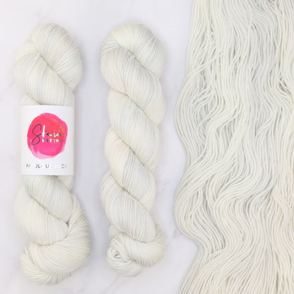 Skein Sisters Fabulous Sock in colourway Snowbird – 4ply weight merino, nylon yarn