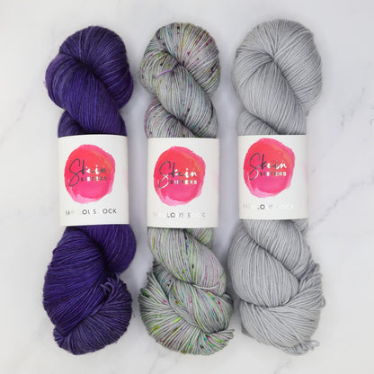 Art Nouveau Sweater kit in Fabulous Sock, colourway Closer to Fine