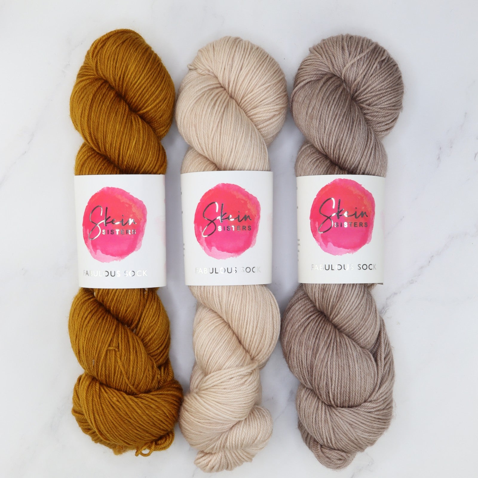 Art Nouveau Sweater kit in Fabulous Sock, colourway Liquid Amber