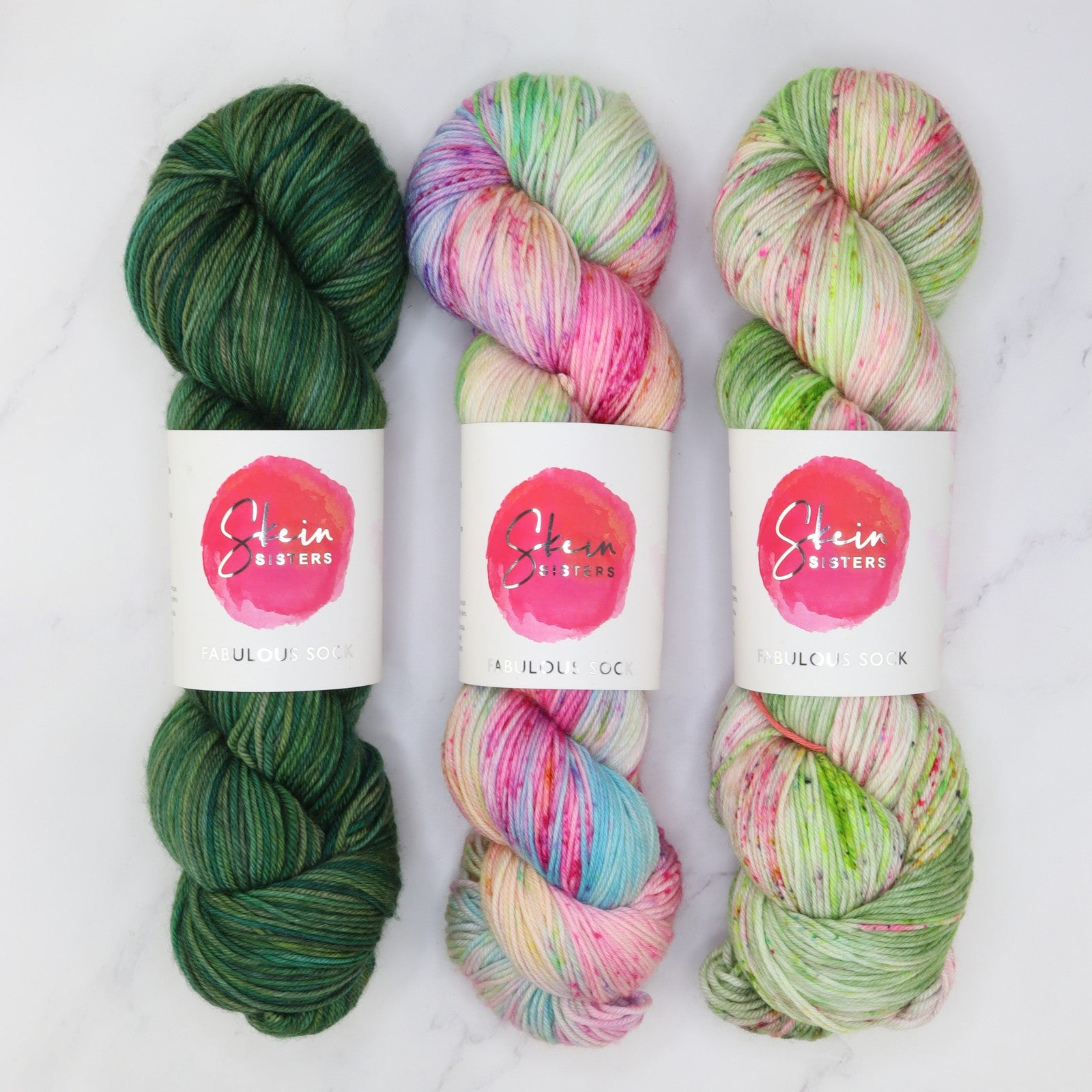Art Nouveau Sweater kit in Fabulous Sock, colourway Medusa