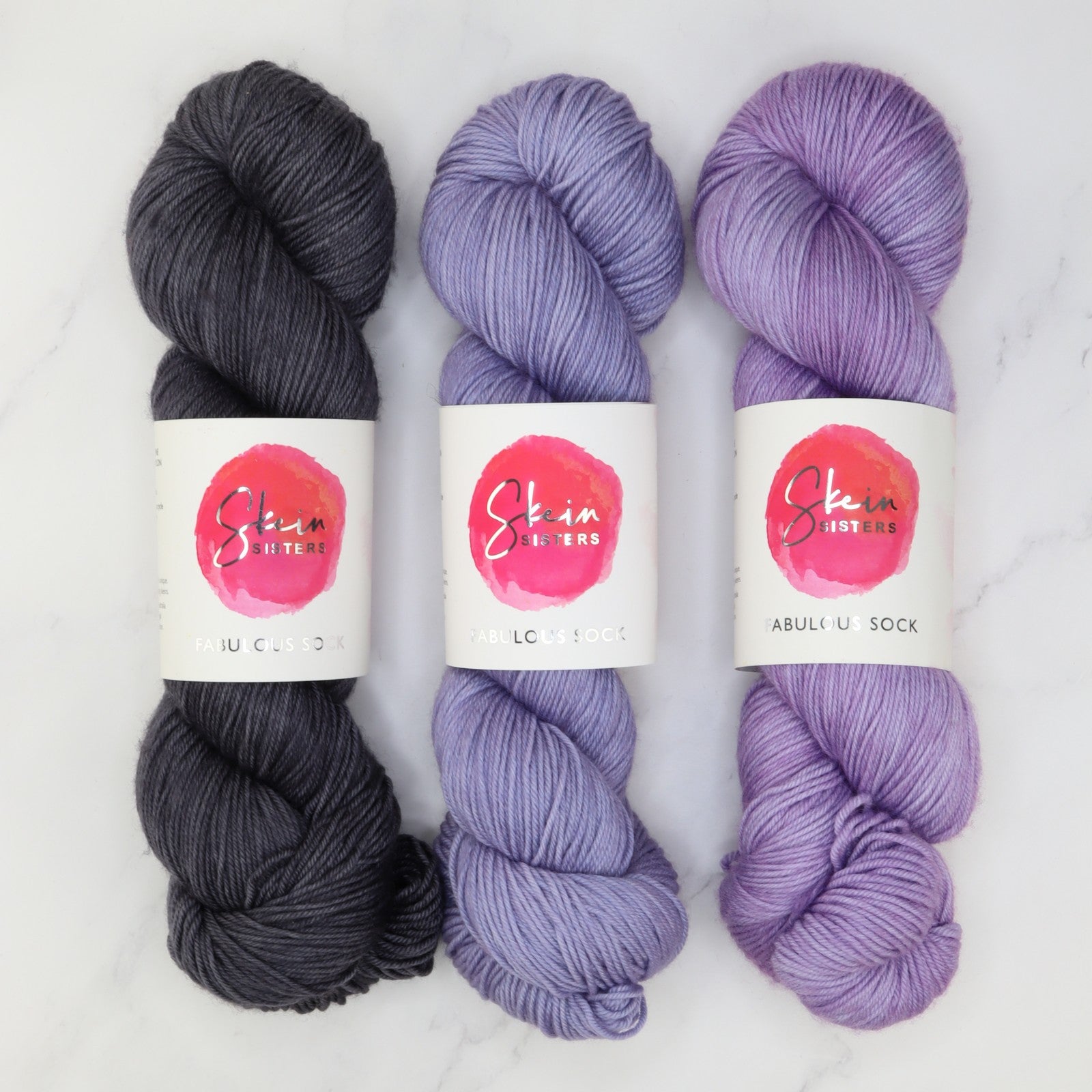 Art Nouveau Sweater kit in Fabulous Sock, colourway Mercurial