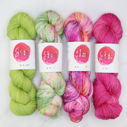 Fabulous Sock Gradient Sets in colourway Melon Crush – 4ply weight merino, nylon yarn