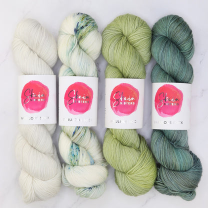 Fabulous Sock Gradient Sets in colourway Cocoon – 4ply weight merino, nylon yarn