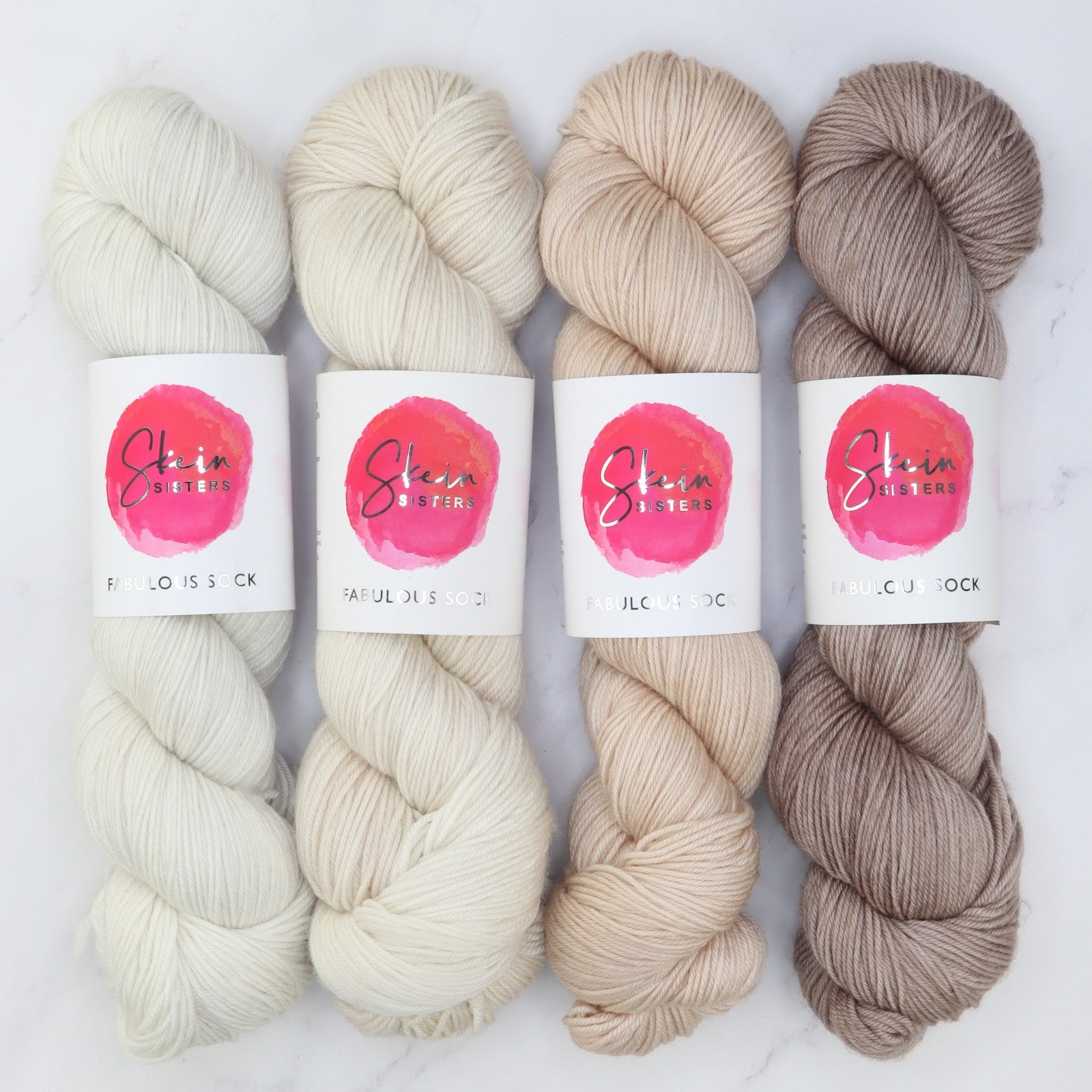 Fabulous Sock Gradient Sets in colourway Marsupial – 4ply weight merino, nylon yarn