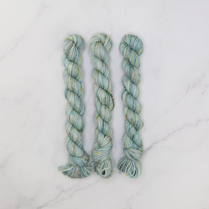 Skein Sisters Fabulous Sock Minis 20g/80m in colourway Agave – 4ply weight merino, nylon yarn