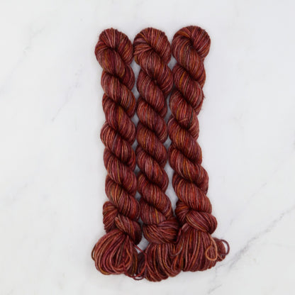 Skein Sisters Fabulous Sock Minis 20g/80m in colourway Antique Shop – 4ply weight merino, nylon yarn