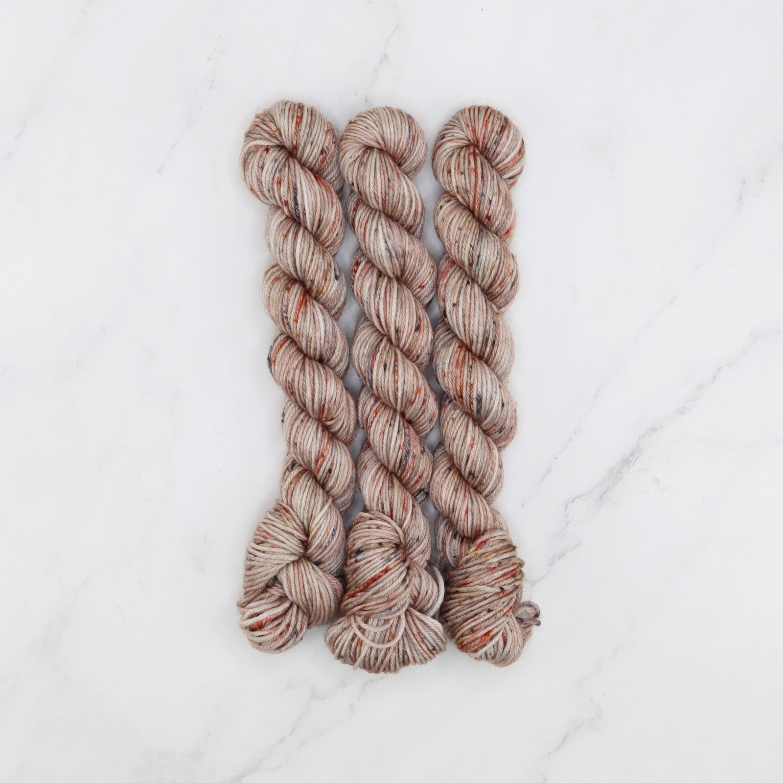Skein Sisters Fabulous Sock Minis 20g/80m in colourway Barn Owl – 4ply weight merino, nylon yarn