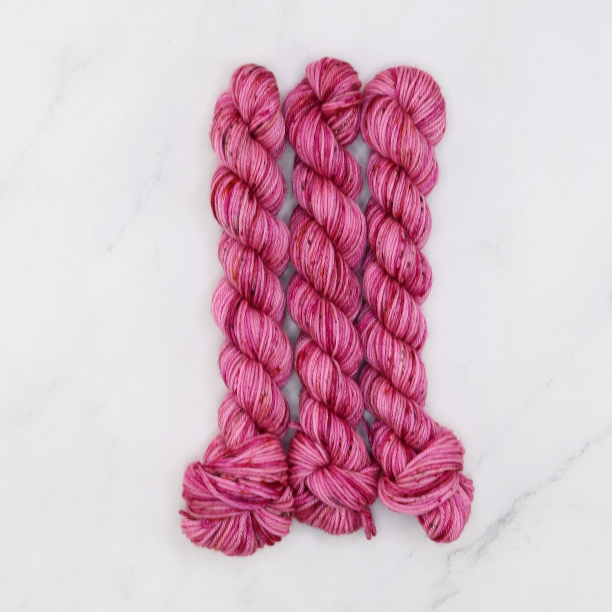 Skein Sisters Fabulous Sock Minis 20g/80m in colourway Boysenberry Ripple – 4ply weight merino, nylon yarn