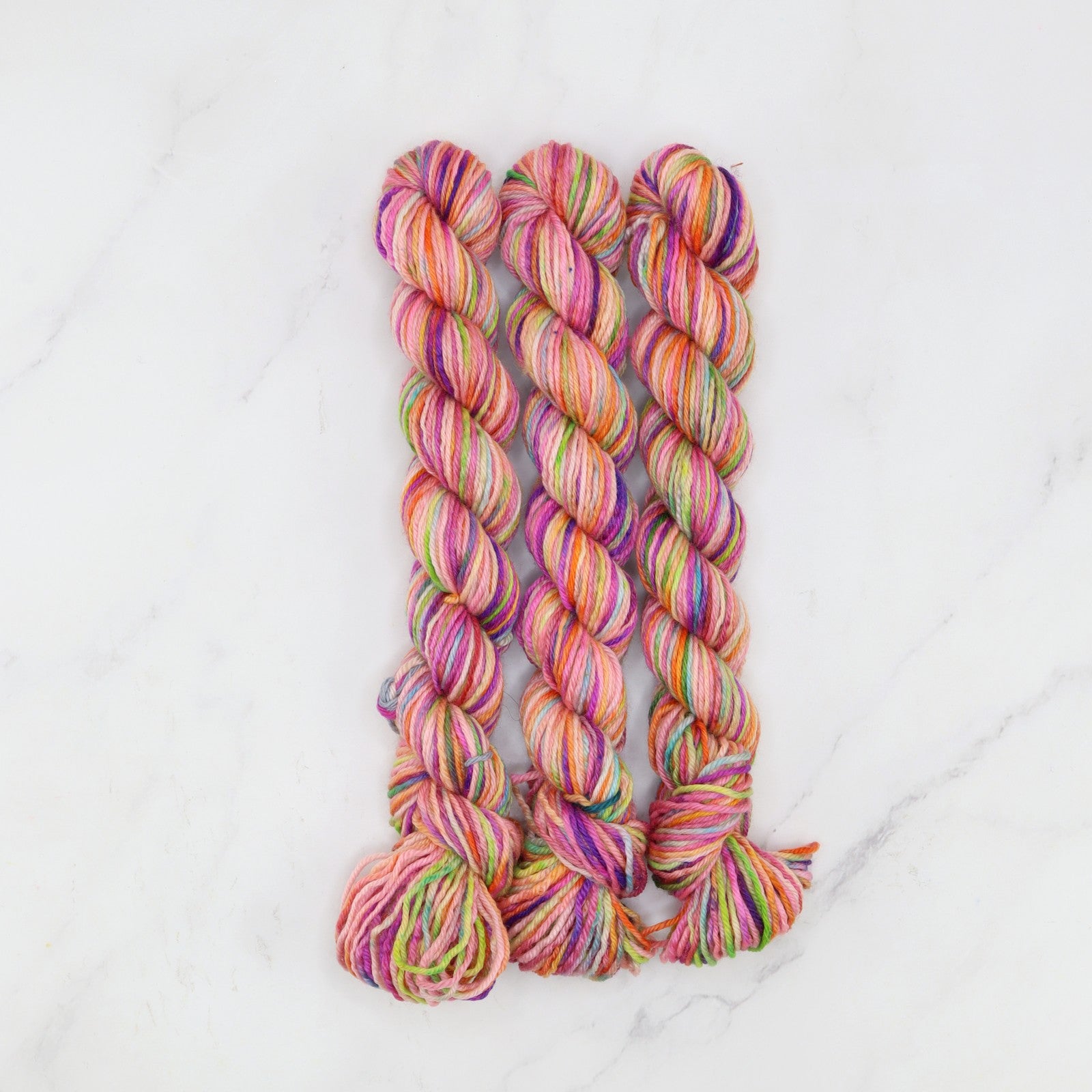Skein Sisters Fabulous Sock Minis 20g/80m in colourway Cassata – 4ply weight merino, nylon yarn