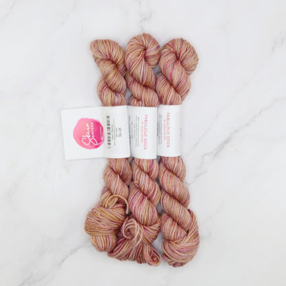 Skein Sisters Fabulous Sock Minis 20g/80m in colourway Clay – 4ply weight merino, nylon yarn