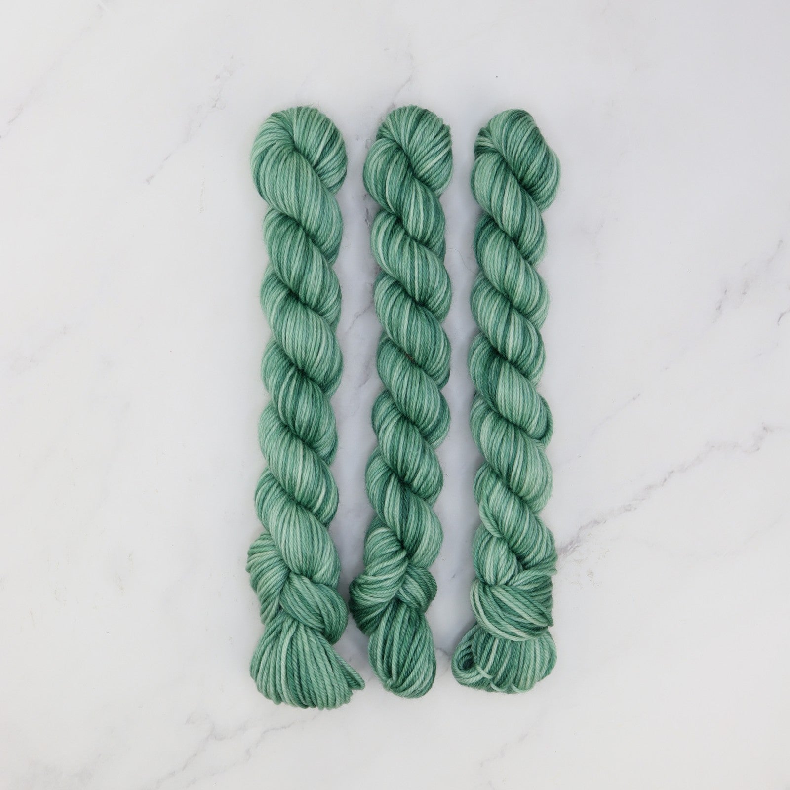 Skein Sisters Fabulous Sock Minis 20g/80m in colourway Clover – 4ply weight merino, nylon yarn