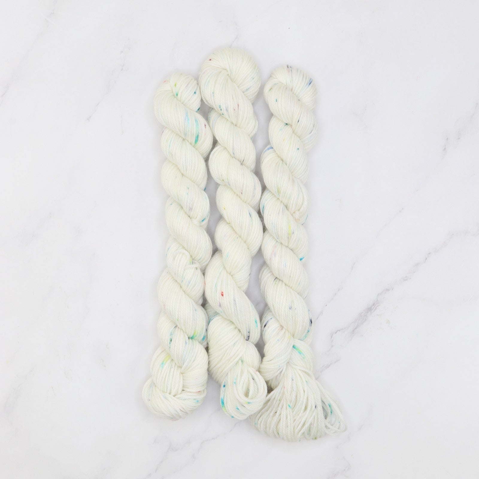 Skein Sisters Fabulous Sock Minis 20g/80m in colourway Confetti – 4ply weight merino, nylon yarn
