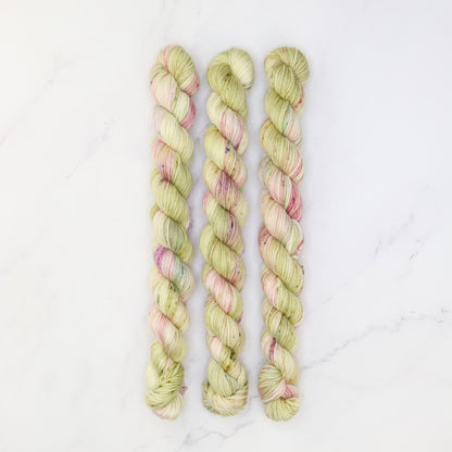 Skein Sisters Fabulous Sock Minis 20g/80m in colourway Daydream – 4ply weight merino, nylon yarn
