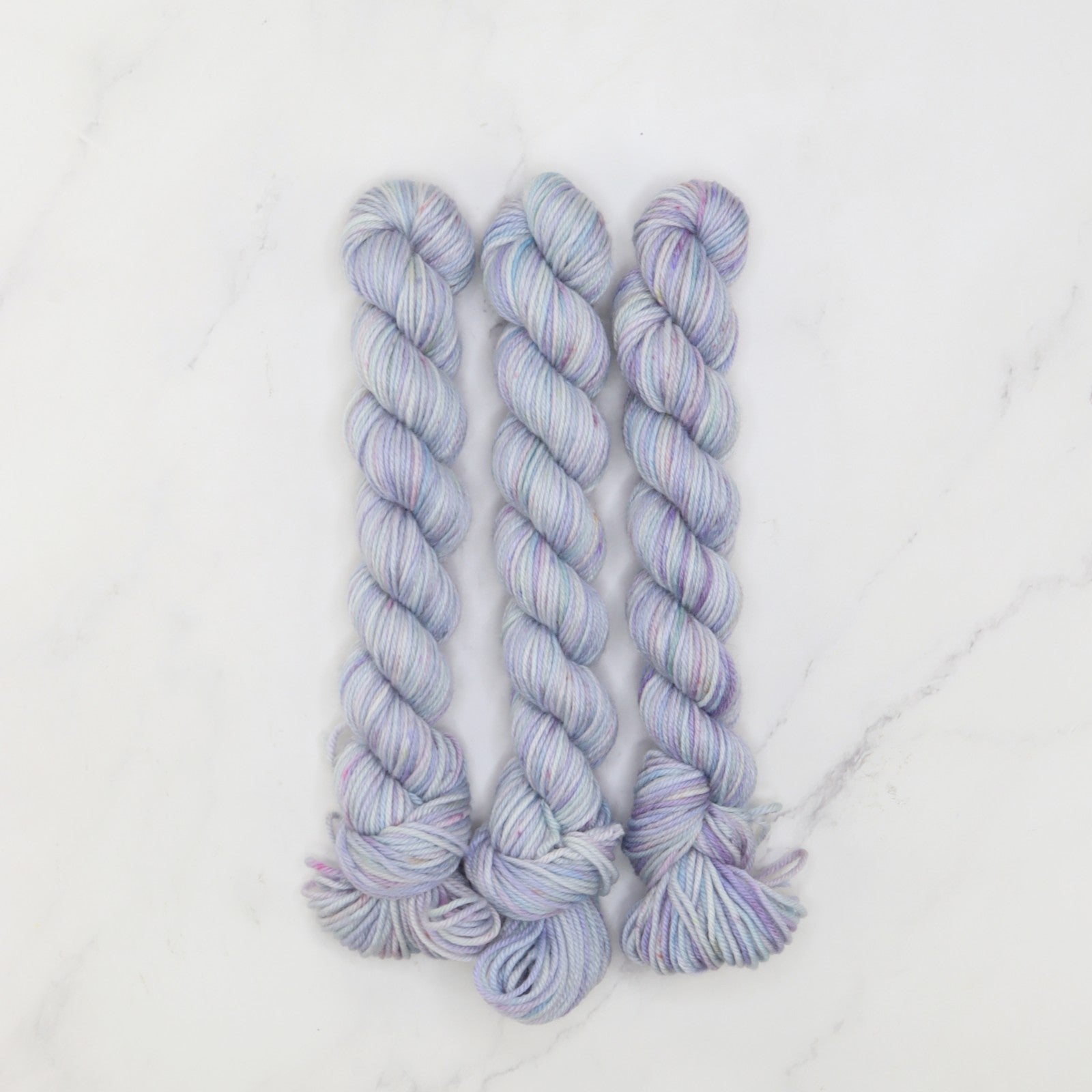 Skein Sisters Fabulous Sock Minis 20g/80m in colourway Dusty Blue – 4ply weight merino, nylon yarn
