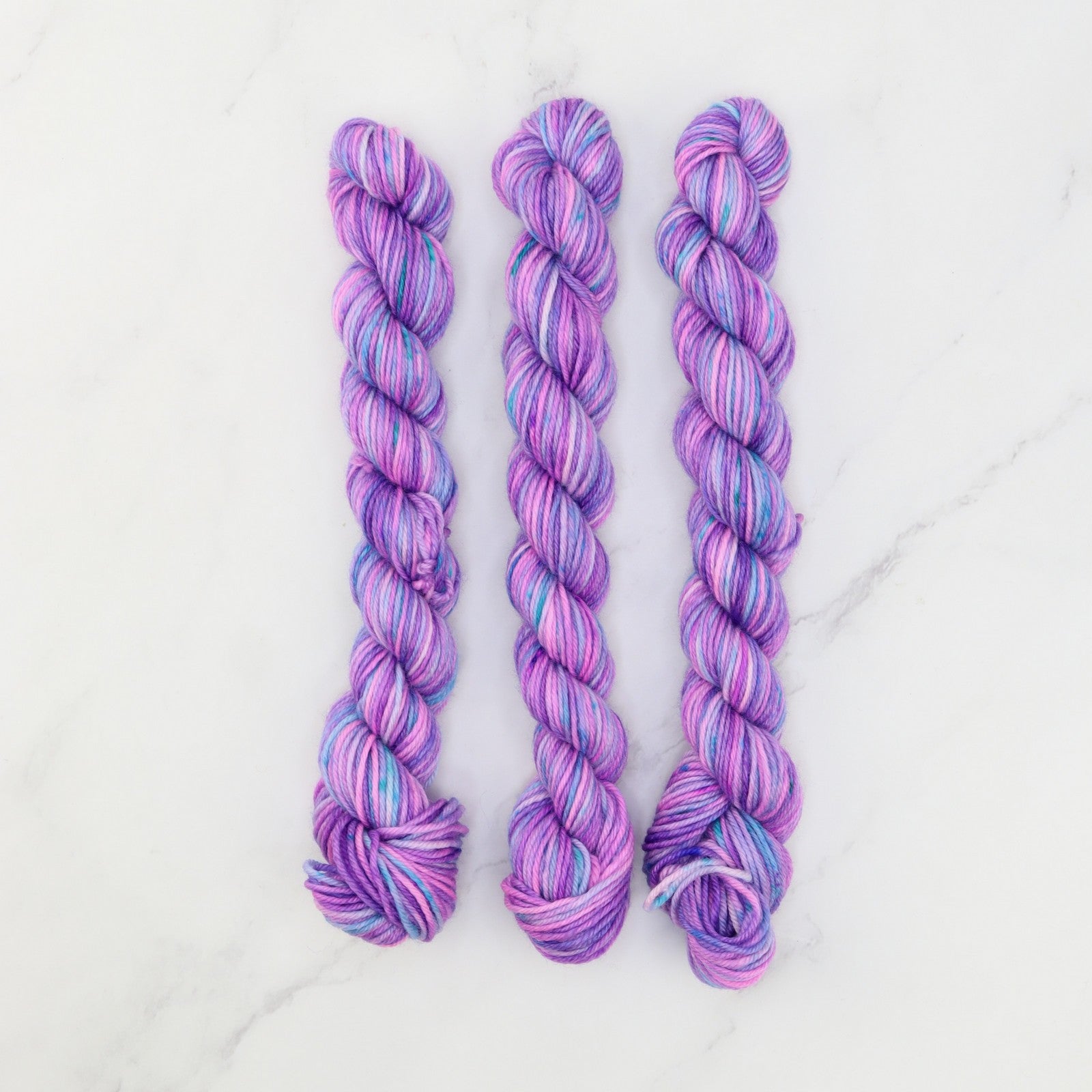 Skein Sisters Fabulous Sock Minis 20g/80m in colourway Jamboree – 4ply weight merino, nylon yarn