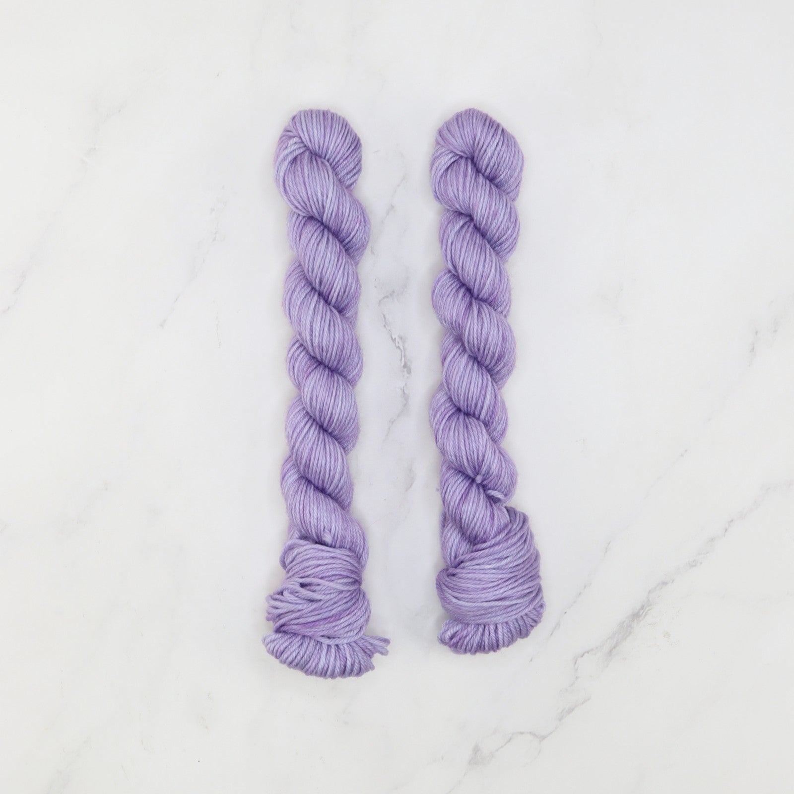 Skein Sisters Fabulous Sock Minis 20g/80m in colourway Lilac – 4ply weight merino, nylon yarn