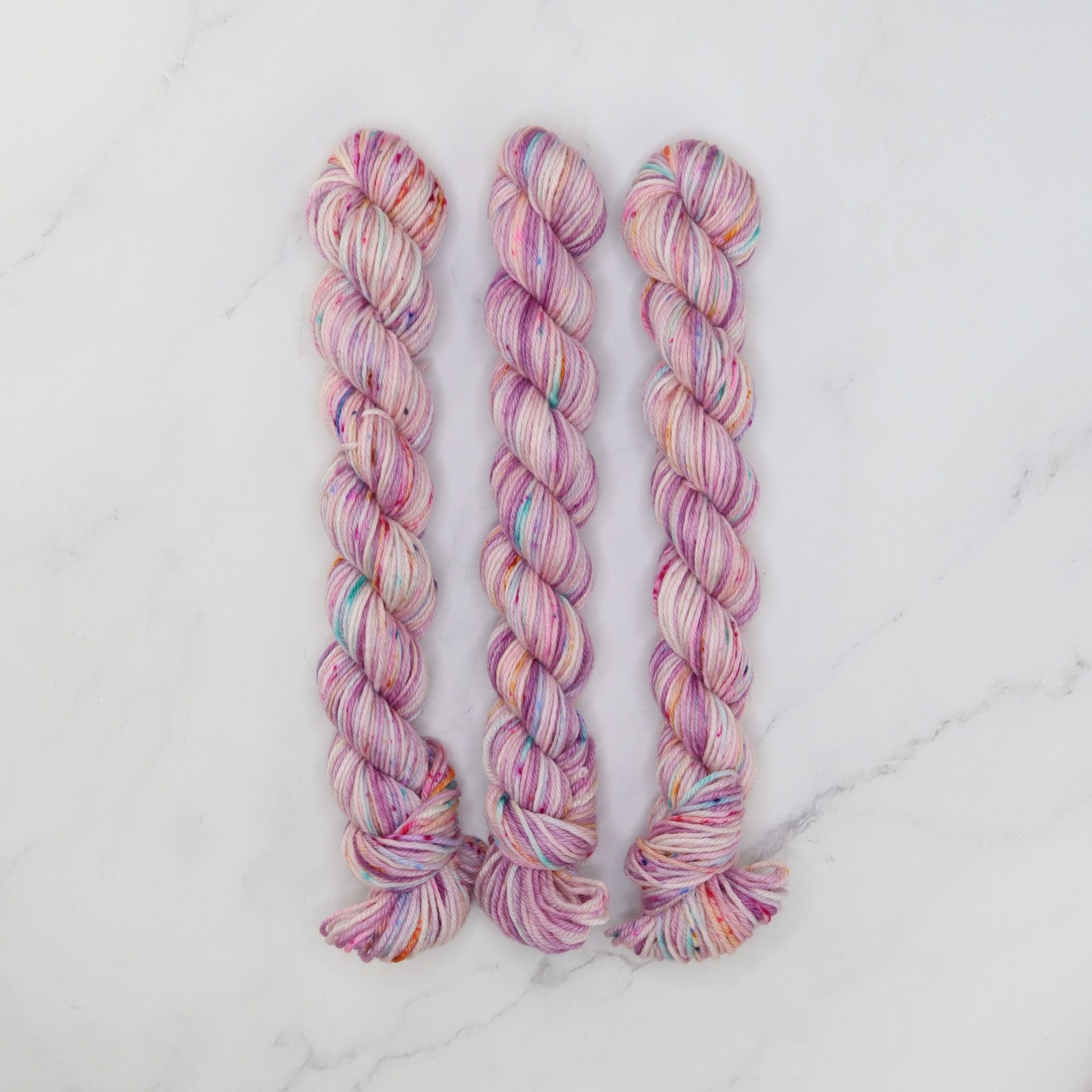 Skein Sisters Fabulous Sock Minis 20g/80m in colourway Magic Land – 4ply weight merino, nylon yarn