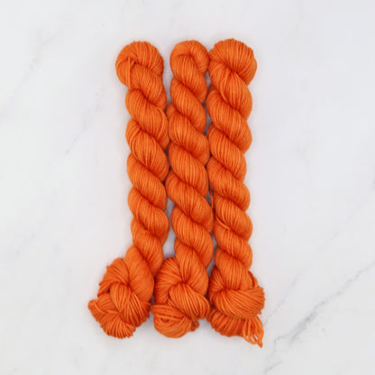 Skein Sisters Fabulous Sock Minis 20g/80m in colourway Marigold – 4ply weight merino, nylon yarn