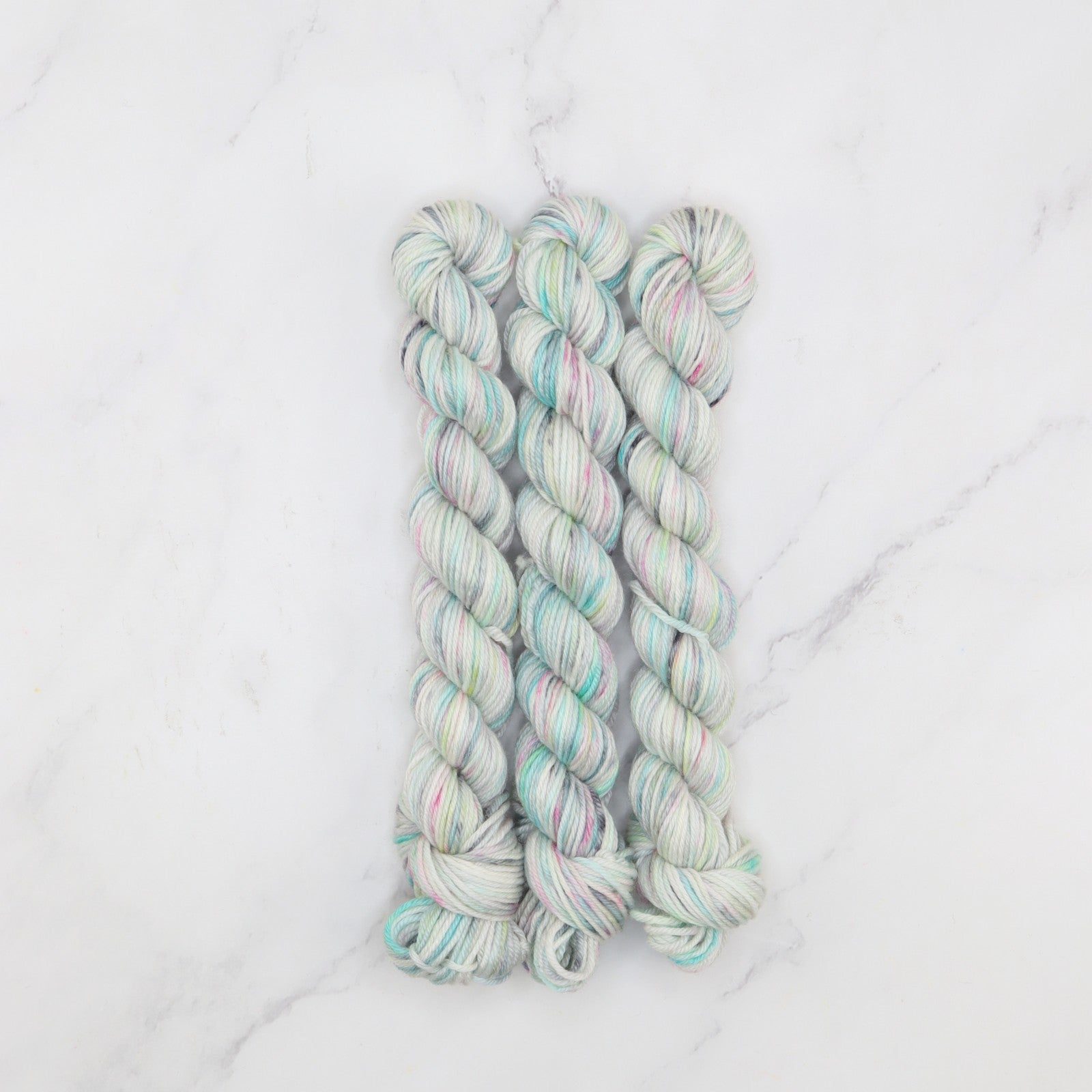 Skein Sisters Fabulous Sock Minis 20g/80m in colourway Pastille – 4ply weight merino, nylon yarn