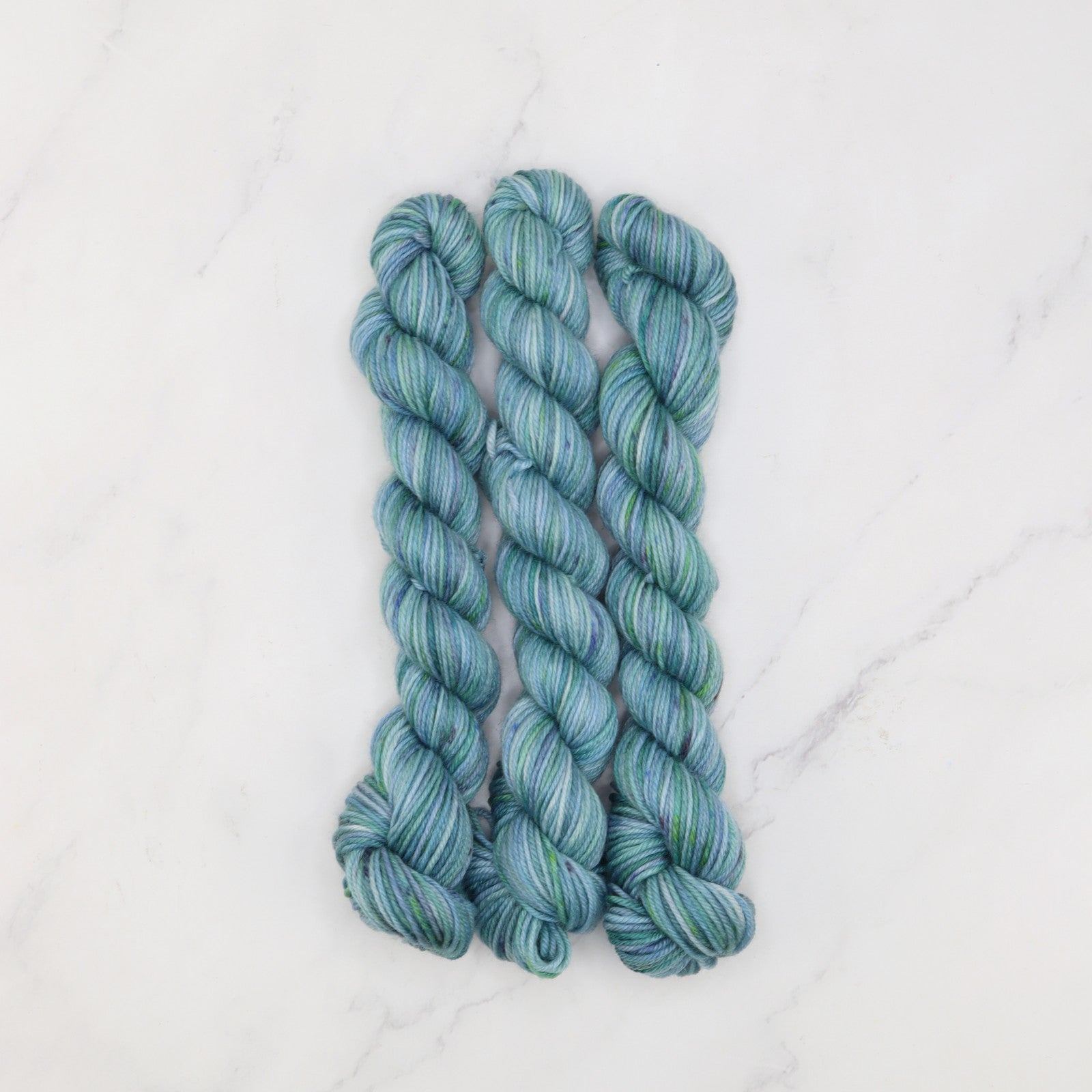 Skein Sisters Fabulous Sock Minis 20g/80m in colourway Reflection – 4ply weight merino, nylon yarn