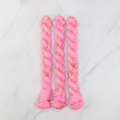 Skein Sisters Fabulous Sock Minis 20g/80m in colourway Sprinkles – 4ply weight merino, nylon yarn
