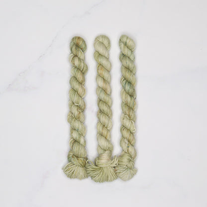 Skein Sisters Fabulous Sock Minis 20g/80m in colourway Sylvan – 4ply weight merino, nylon yarn