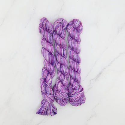 Skein Sisters Fabulous Sock Minis 20g/80m in colourway That's My Jam – 4ply weight merino, nylon yarn