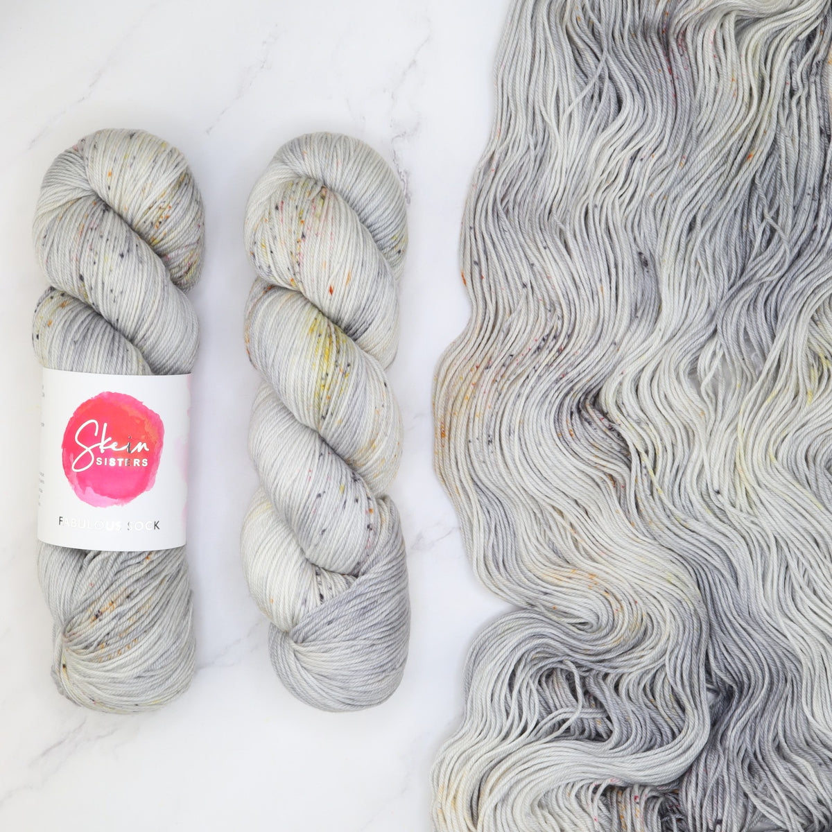 Skein Sisters Fabulous Sock in Aerospace, the yarn for the Outline Tee Kit