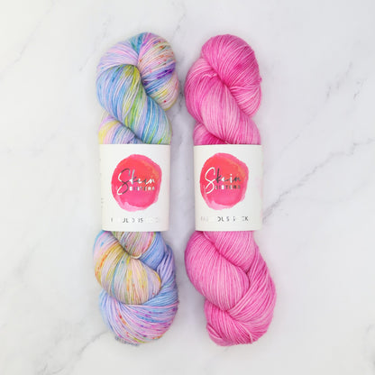 Westknits Go Go Dynamo Shawl kit, colourway Marshmallow