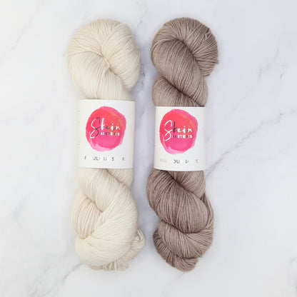 Westknits Go Go Dynamo Shawl kit, colourway Marsupial