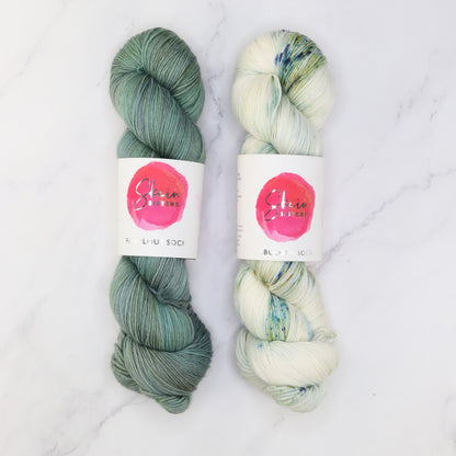 Westknits Go Go Dynamo Shawl kit, colourway Spindrift