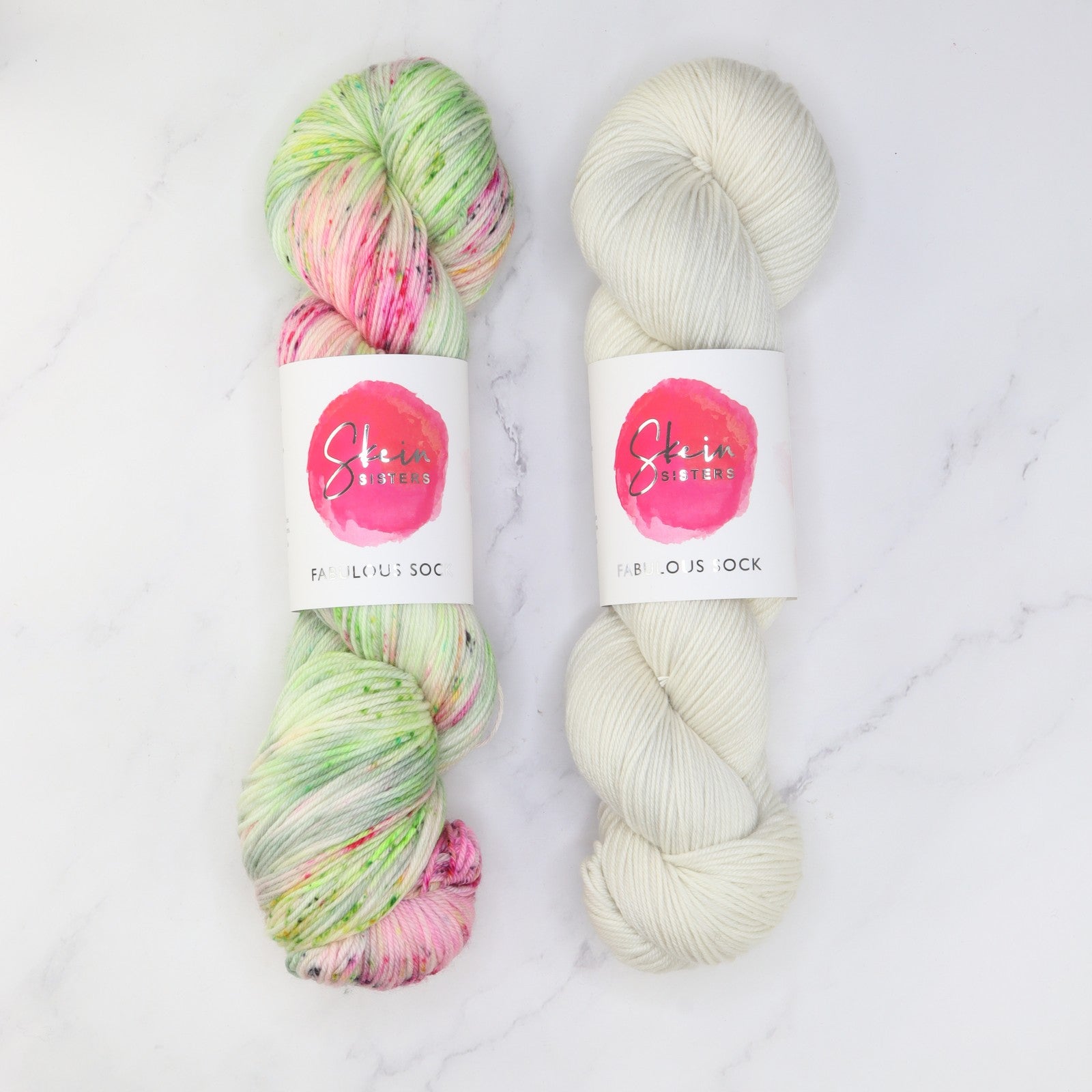 Westknits Go Go Dynamo Shawl kit, colourway Watermelon Rind